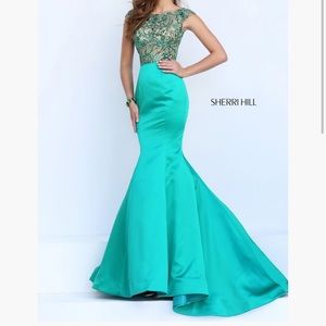 Emerald Green Sherri Hill